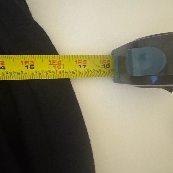 EILEEN FISHER Women's Wide Straight Leg Elastic Waist Pants size Small Black - Picture 12 of 15